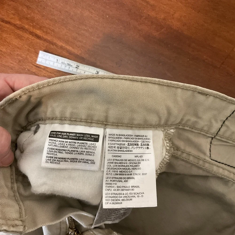 Levi 514 Khaki Denim Pants Jeans - 29 X 32